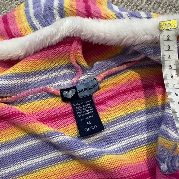 Y2K Striped Zip Up Cropped Sweater Indie Sleaze Coquette Brandy Vibes PINTEREST - Picture 4 of 8